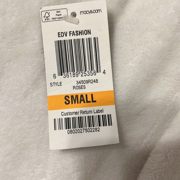 Donna Morgan Women’s Floral Lingerie Set Nightgown and Bathrobe - Picture 14 of 14